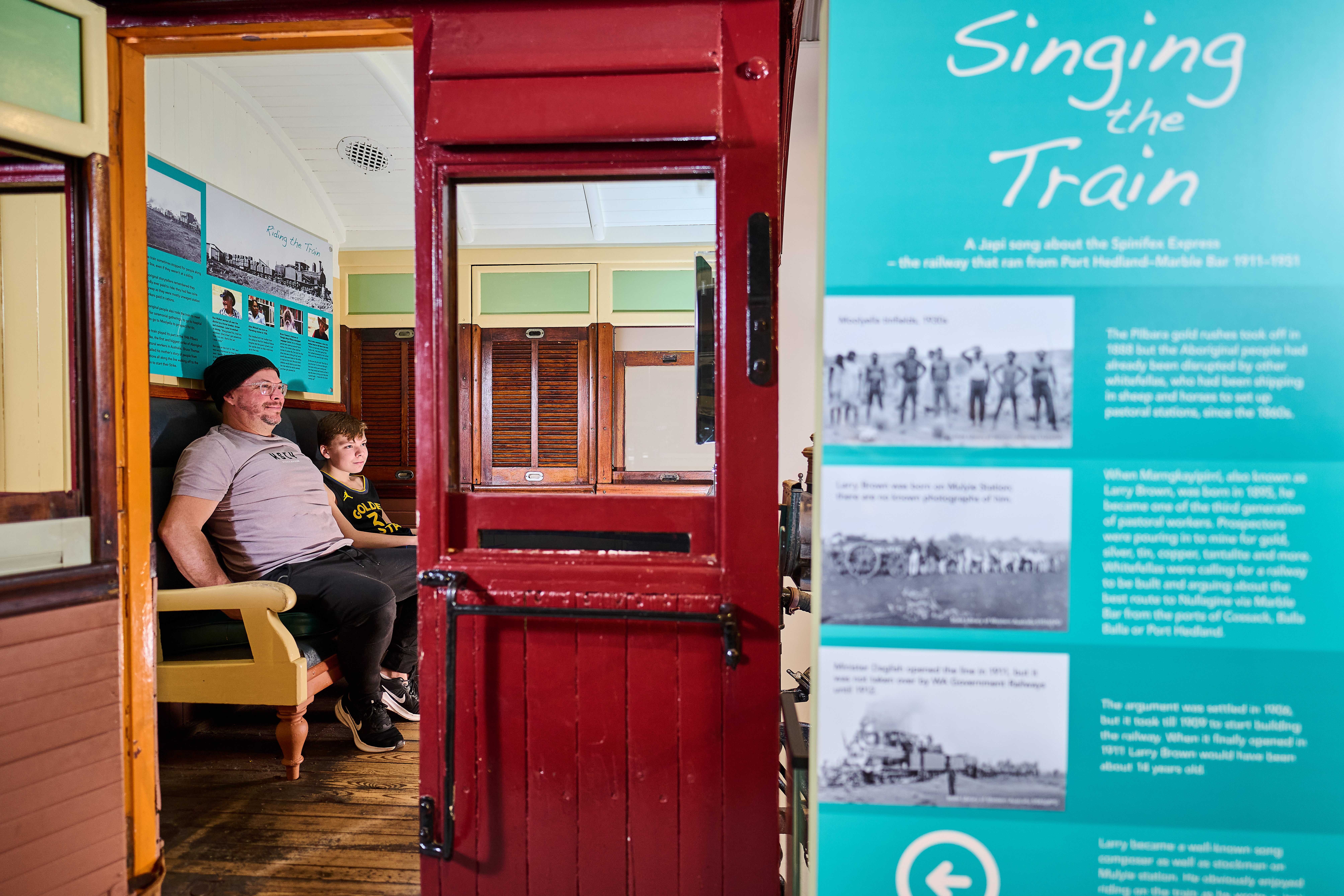 Revolutions exhibition Singing the Train 01 Whiteman Park }}