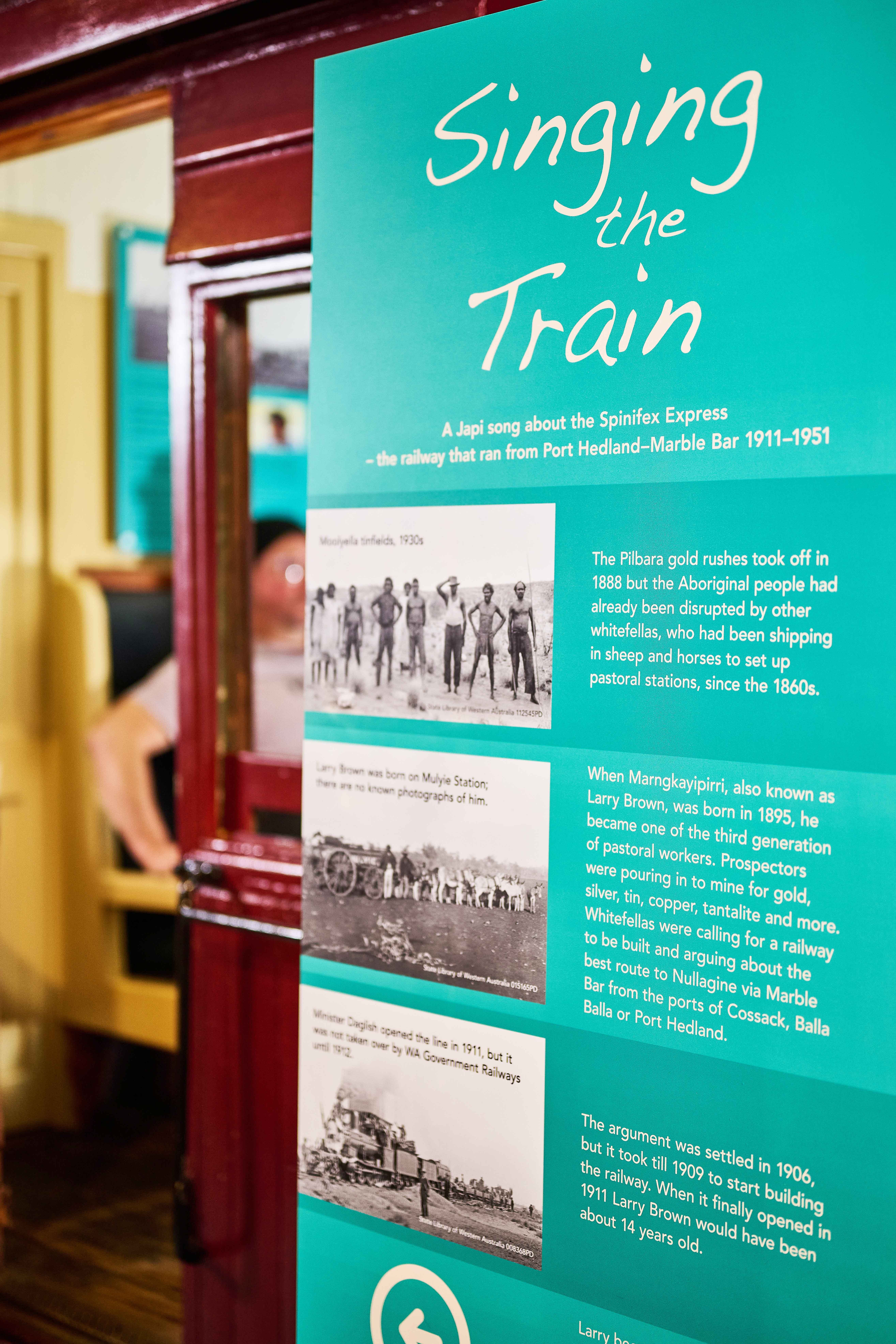 Revolutions exhibition Singing the Train 02 Whiteman Park }}