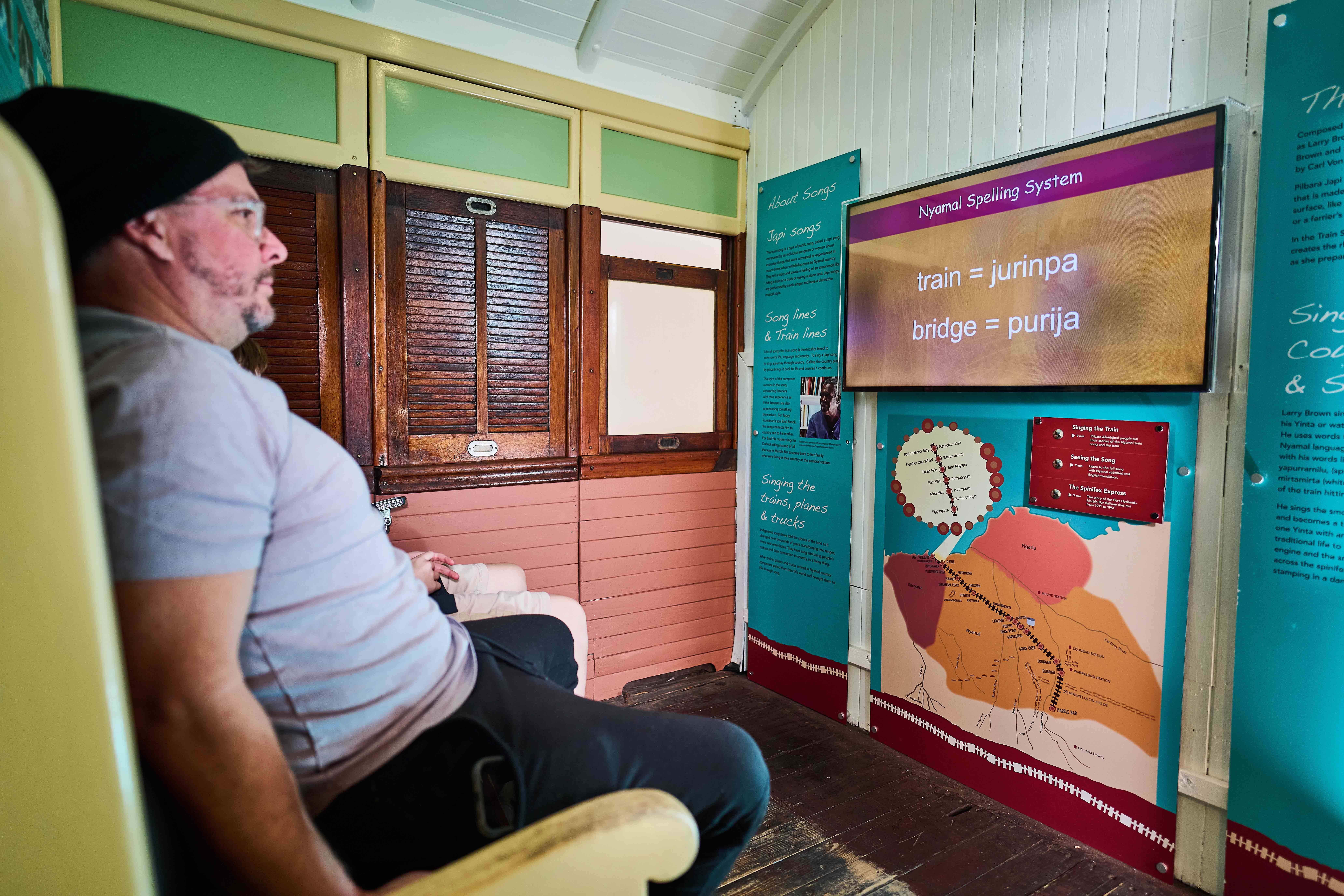 Revolutions exhibition Singing the Train 03 Whiteman Park }}