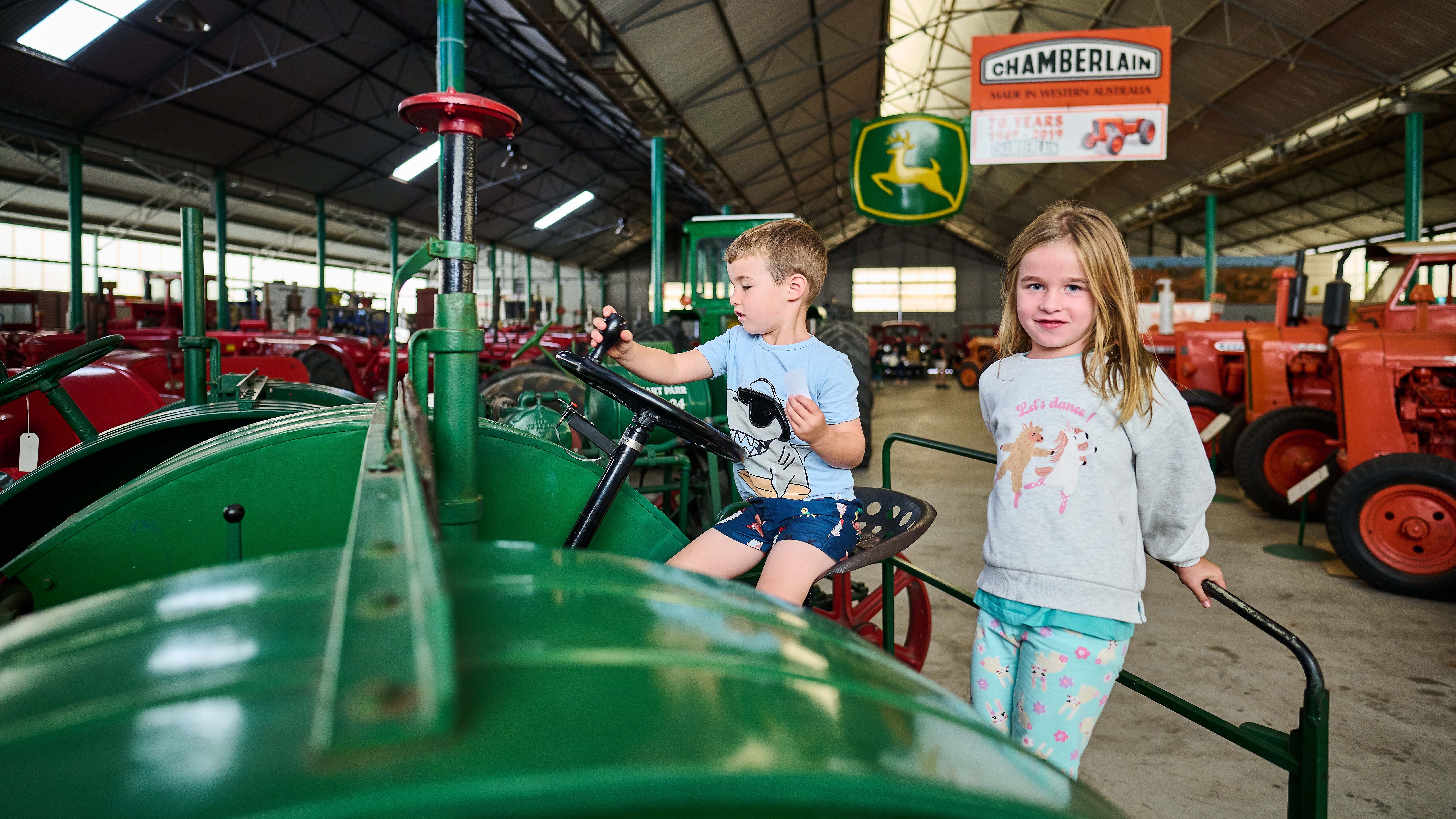 Tractor Museum of WA kids interactives Whiteman Park 2025 DC Images }}