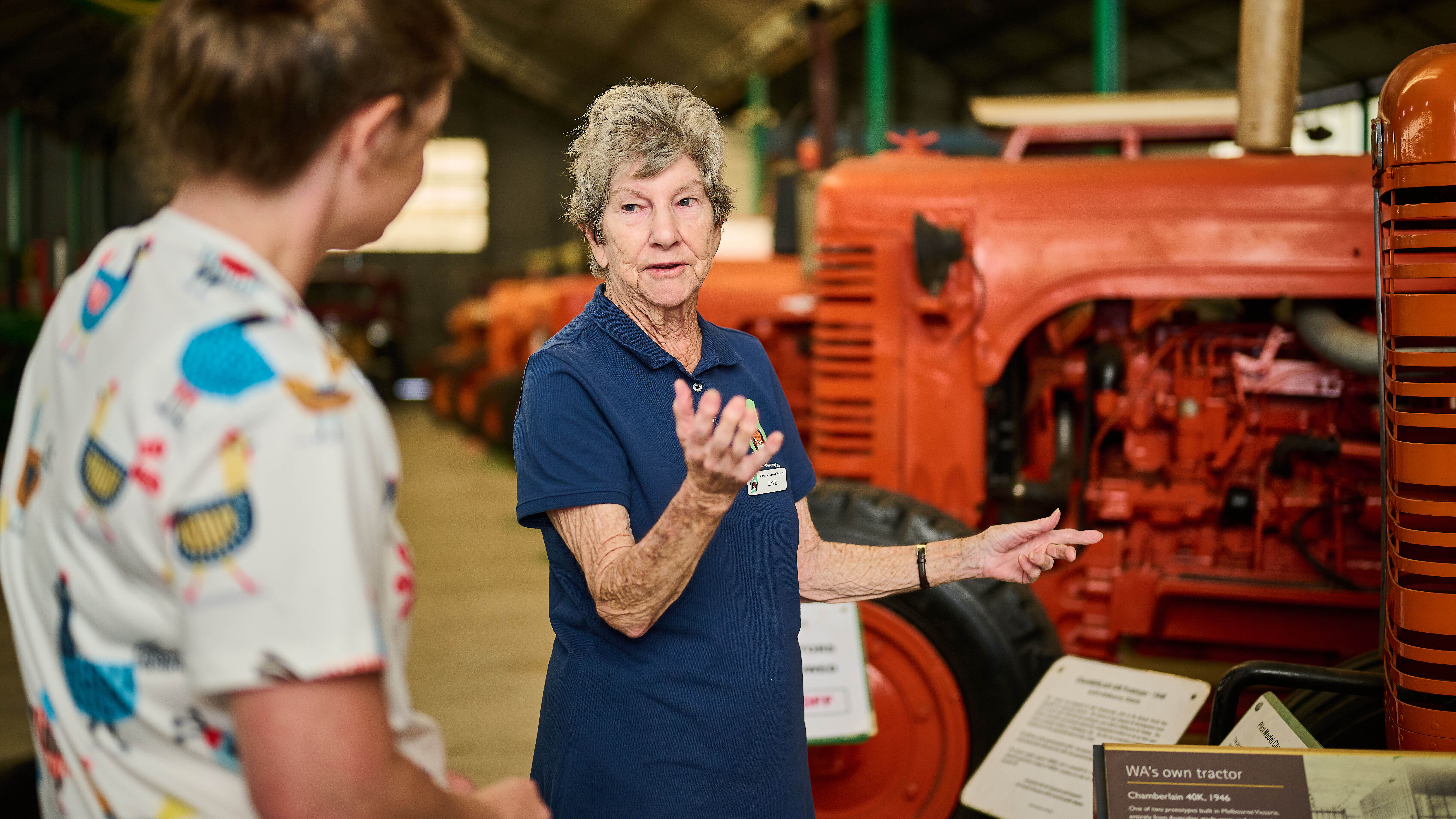 Tractor Museum of WA volunteer tour Whiteman Park 2025 DC Images }}