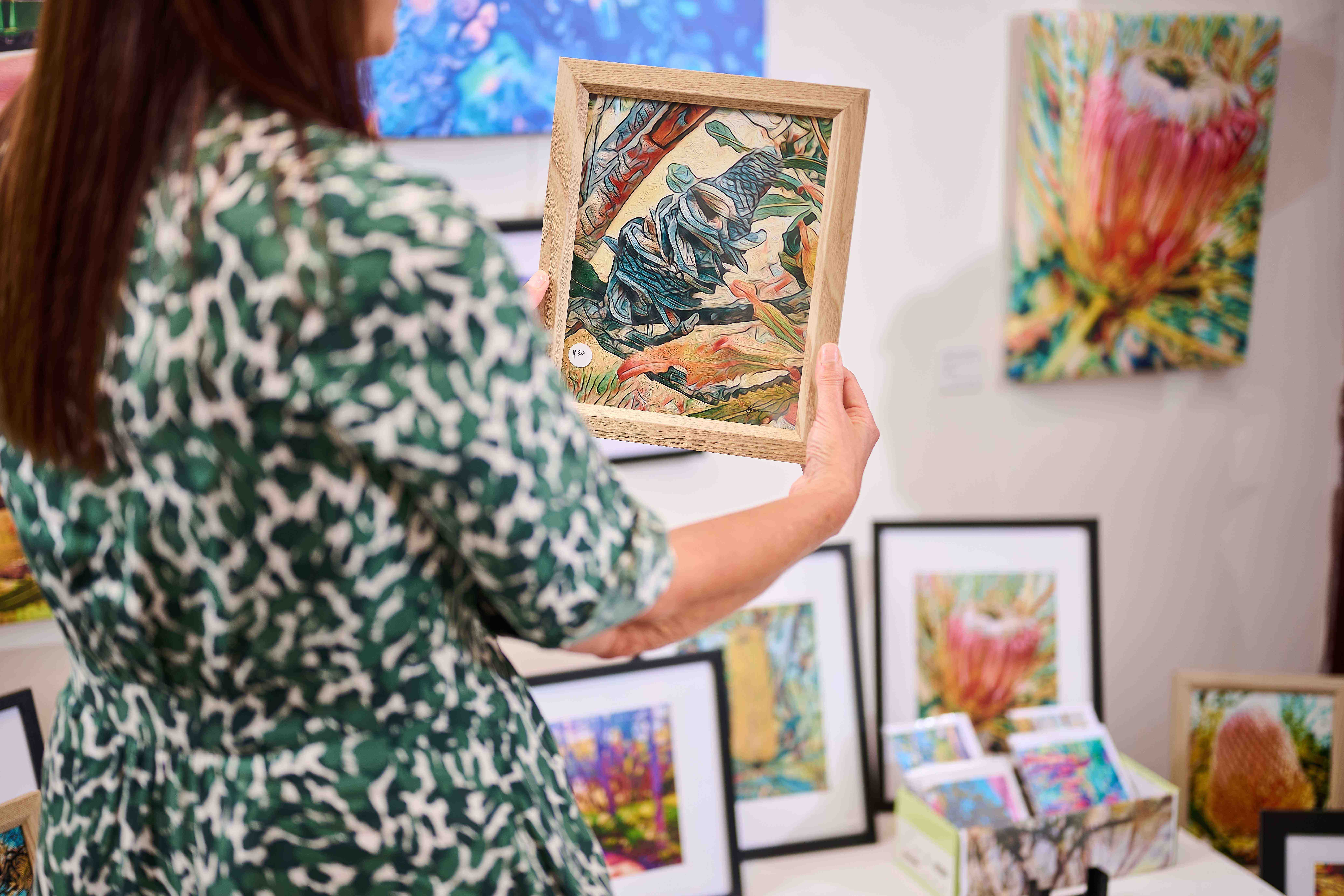 Village Art Gallery Whiteman Park nature art COVER }}